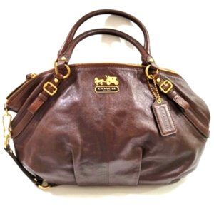 Coach Madison Large Leather Sophia Satchel 15955